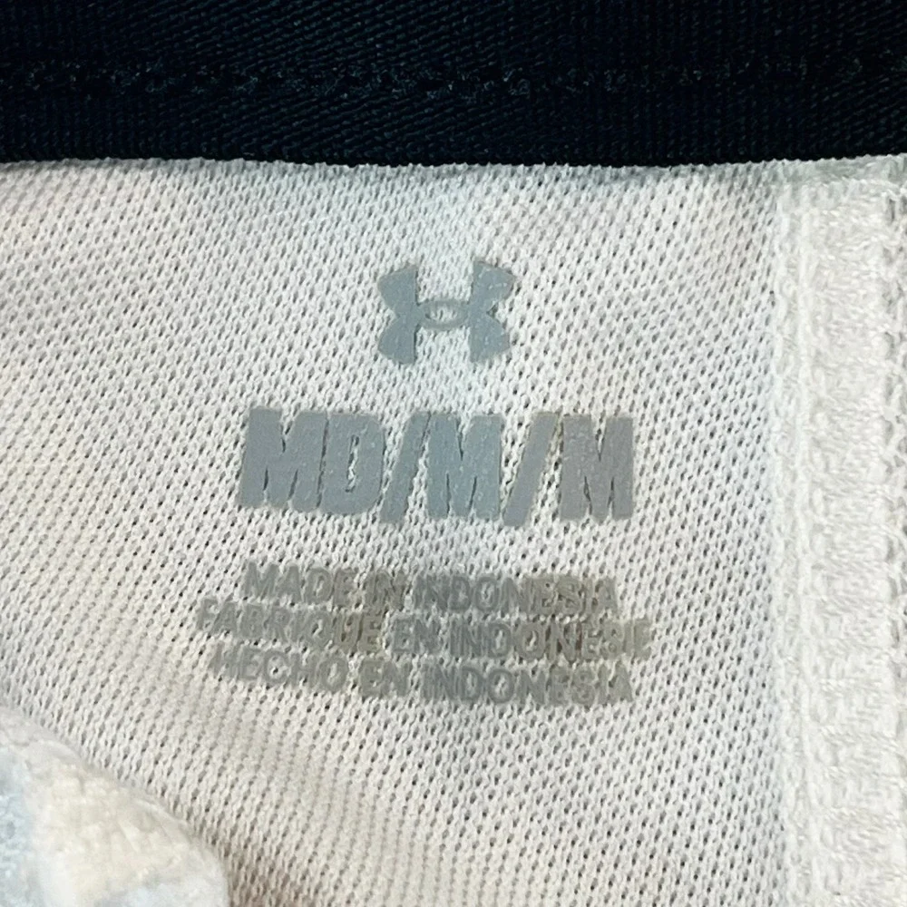 Under Armour Softball Pants Womens Medium White Cropped Athletic UA Fastpitch